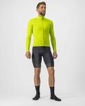 CASTELLI maillot de invierno de manga larga - PRO THERMAL - amarillo