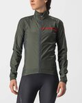 CASTELLI chaqueta cortaviento - SQUADRA STRECH LADY - verde
