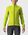 CASTELLI chaqueta cortaviento - SQUADRA STRECH LADY - amarillo