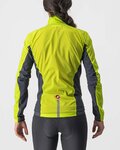 CASTELLI chaqueta cortaviento - SQUADRA STRECH LADY - amarillo
