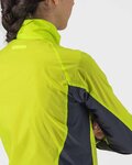 CASTELLI chaqueta cortaviento - SQUADRA STRECH LADY - amarillo