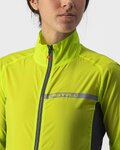 CASTELLI chaqueta cortaviento - SQUADRA STRECH LADY - amarillo