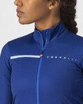 CASTELLI maillot de invierno de manga larga - SINERGIA 2 LADY WNT - azul