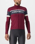 CASTELLI maillot de invierno de manga larga - PASSISTA - granate