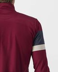 CASTELLI maillot de invierno de manga larga - PASSISTA - granate