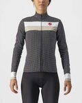 CASTELLI maillot de invierno de manga larga - VOLARE LADY WINTER - blanco/negro