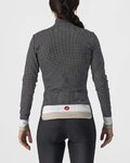 CASTELLI maillot de invierno de manga larga - VOLARE LADY WINTER - blanco/negro