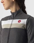 CASTELLI maillot de invierno de manga larga - VOLARE LADY WINTER - blanco/negro