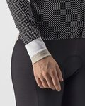 CASTELLI maillot de invierno de manga larga - VOLARE LADY WINTER - blanco/negro