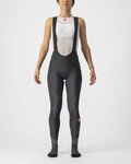 CASTELLI pantalones largos con tirantes - VELOCISSIMA DT LADY - negro