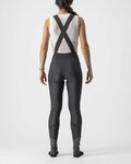 CASTELLI pantalones largos con tirantes - VELOCISSIMA DT LADY - negro