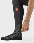 CASTELLI pantalones largos con tirantes - VELOCISSIMA DT LADY - negro