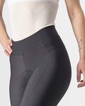 CASTELLI pantalones largos sin tirantes - VELOCISSIMA THERM W - negro