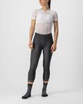 CASTELLI Pantalón 3/4 sin tirantes - VELOCISSIMA THERM W - negro