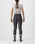 CASTELLI Pantalón 3/4 sin tirantes - VELOCISSIMA THERM W - negro