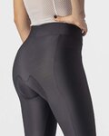 CASTELLI Pantalón 3/4 sin tirantes - VELOCISSIMA THERM W - negro