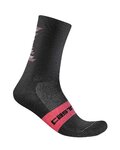 CASTELLI calcetines clásicos - GIRO D'ITALIA 2022 - negro/rosa