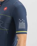 CASTELLI jersey de manga corta - GIRO D'ITALIA 2022 - azul