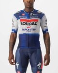 CASTELLI jersey de manga corta - SOUDAL QUICK-STEP '23 CLIMBER'S 3.1 - azul/blanco