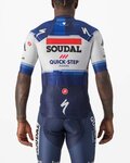 CASTELLI jersey de manga corta - SOUDAL QUICK-STEP '23 CLIMBER'S 3.1 - azul/blanco