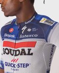 CASTELLI jersey de manga corta - SOUDAL QUICK-STEP '23 CLIMBER'S 3.1 - azul/blanco
