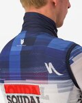 CASTELLI chaleco - SOUDAL QUICK-STEP 23 - blanco/azul