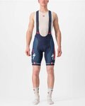 CASTELLI pantalones cortos de tirantes - SOUDAL QUICK-STEP 23 - azul