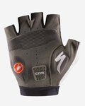 CASTELLI guantes de dedos cortos - SOUDAL QUICK-STEP 23 - blanco