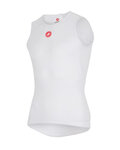 CASTELLI camiseta sin mangas - PRO ISSUE - blanco