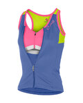CASTELLI maillot sin mangas - SOLARE LADY - verde/azul