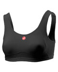 CASTELLI sujetador - ROSSO CORSA - negro