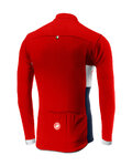 CASTELLI maillot de verano de manga larga - PROLOGO VI SUMMER - azul/rojo/beige