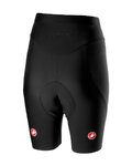 CASTELLI pantalones cortos sin tirantes - PREMIO 2 W LADY - negro