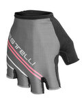 CASTELLI guantes de dedos cortos - DOLCISSIMA W LADY - gris/rosa