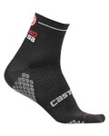 CASTELLI calcetines clásicos - ROSA CORSA DUE LADY - negro