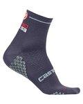CASTELLI calcetines clásicos - ROSA CORSA DUE LADY - azul
