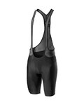 CASTELLI pantalones cortos de tirantes - PROTECT RACE - negro