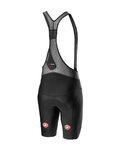 CASTELLI pantalones cortos de tirantes - PROTECT RACE - negro