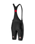 CASTELLI maillot corto y pantalón corto - AVANTI II - granate/negro