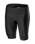 CASTELLI pantalones cortos sin tirantes - ENTRATA - negro