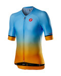 CASTELLI jersey de manga corta - AERO RACE 6.0 - amarillo/azul claro