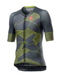 CASTELLI jersey de manga corta - CLIMBER'S 3.0 - gris/amarillo