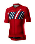CASTELLI jersey de manga corta - HORS CATEGORIE - rojo
