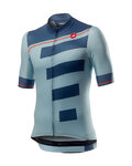 CASTELLI jersey de manga corta - TROFEO - azul/azul claro