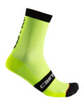 CASTELLI calcetines clásicos - SUPERLEGGERA 12 - amarillo/negro