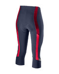 CASTELLI Pantalón 3/4 sin tirantes - VELOCISSIMA 2 LADY - rosa/azul