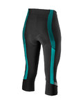 CASTELLI Pantalón 3/4 sin tirantes - VELOCISSIMA 2 LADY - turquesa/negro