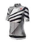 CASTELLI jersey de manga corta - SUBLIME LADY - negro/blanco