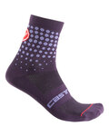 CASTELLI calcetines clásicos - PUNTINI LADY - púrpura