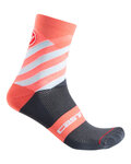 CASTELLI calcetines clásicos - TALENTO W LADY - rosa/gris